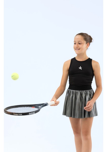 Ed 2343-17 Barty Dry-Touch Crop Kolsuz Kız Çocuk Üstü Siyah fiyatları