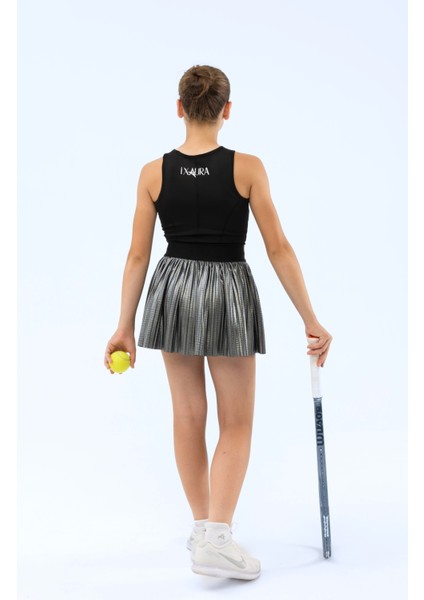 Ed 2343-17 Barty Dry-Touch Crop Kolsuz Kız Çocuk Üstü Siyah indirimleri