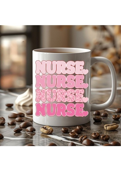 Hemşire Temalı Özel Tasarım Seramik Kupa Mug - Nurse fiyatları