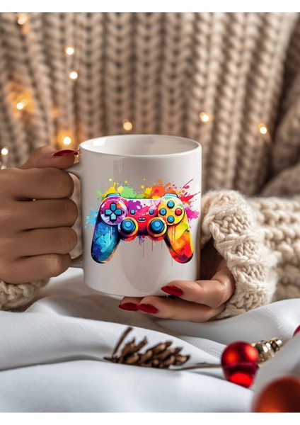 Oyun Konsolu Temalı 3 Boyutlu Tasarım Seramik Kupa Mug modelleri