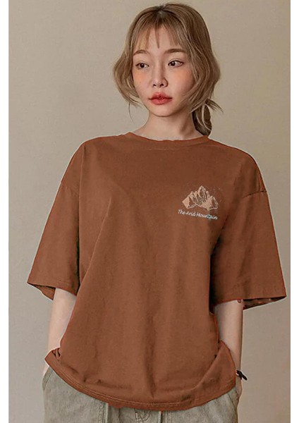 Only Trendwear Unisex Arid Mountain Baskılı T-Shirt fiyatları