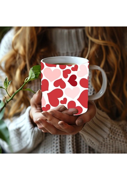 Kalp Şeklinde 3 Boyutlu Tasarım Seramik Kupa Mug indirimleri