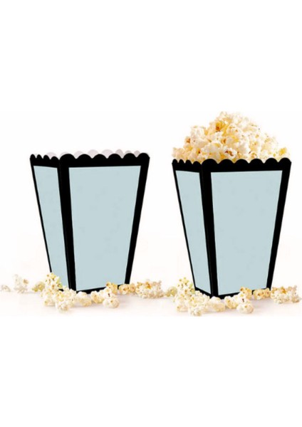 Doğum Günü Tabak, Bardak, Peçete ve Mısır Kutusu Seti Mavi fırsatları