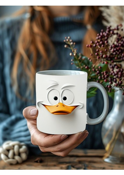 Ördek Temalı 3 Boyutlu Tasarım Seramik Kupa Mug fırsatları