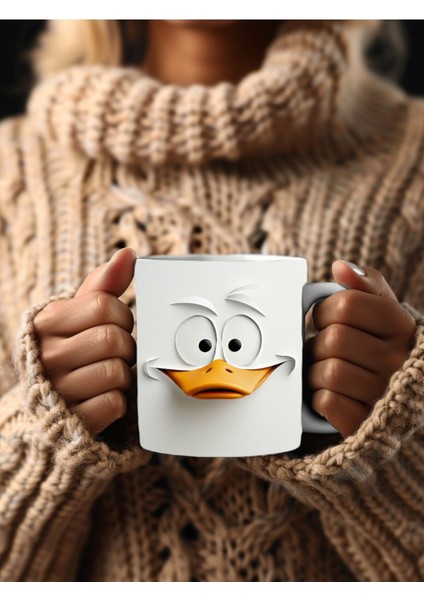 Ördek Temalı 3 Boyutlu Tasarım Seramik Kupa Mug indirimleri