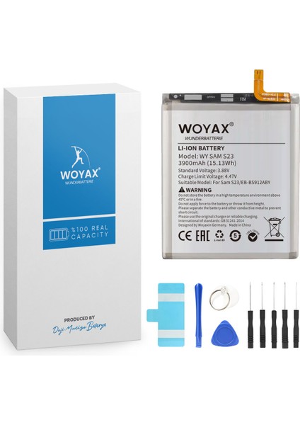 By Deji Samsung Galaxy S23 Uyumlu Premium Batarya / EB-BS912ABY