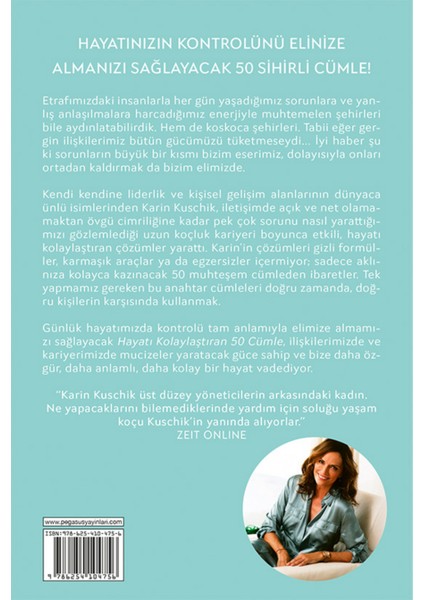 Hayatı Kolaylaştıran 50 Cümle: Daha Fazla Özgüven Için Bir Yol Haritası - Karin Kuschik fiyatları