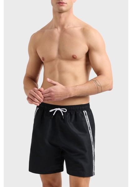 Regular Fit Belden Bağlamalı Logolu Mayo Short Erkek Mayo Short EM001382 AF12333 UC001