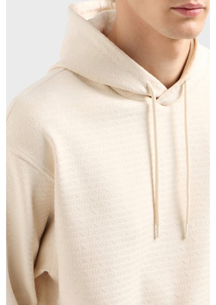 Jakarlı Pamuklu Regular Fit Kapüşonlu Sweat Erkek Sweat EM001007 AF13700 U1088 fırsatları