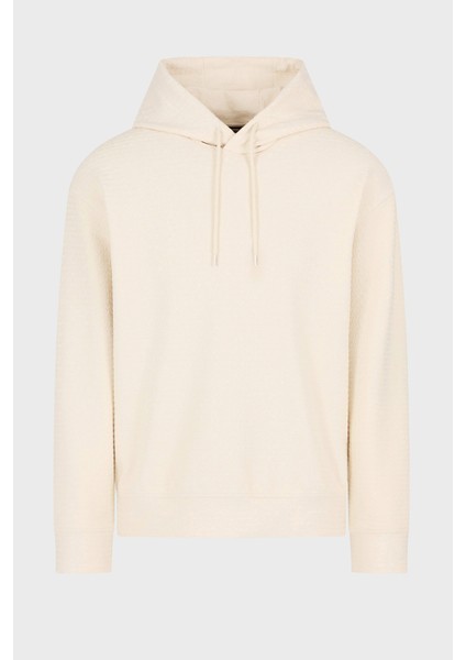 Jakarlı Pamuklu Regular Fit Kapüşonlu Sweat Erkek Sweat EM001007 AF13700 U1088 indirimleri