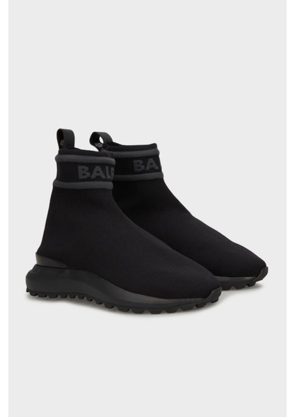 Logo Baskılı Çorap Formlu Tırtıklı Taban Bilekli Sneaker Ayakkabı Erkek Ayakkabı B1512.1012 102