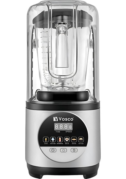 Profesyonel Gürültü Önleyici Kapaklı Bar Blender 2l 2000