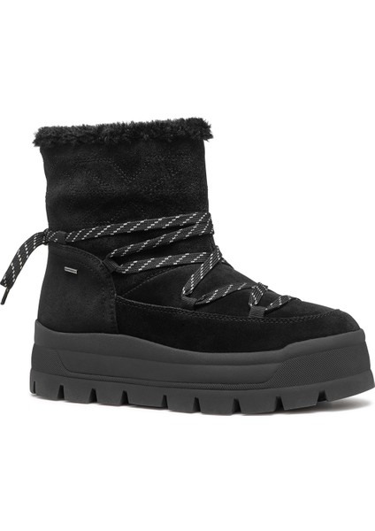 Kadın Siyah Spherica Ec7.1 Abx Kürklü Waterproof Süet Deri Bot D46WSA00022C9999 modelleri
