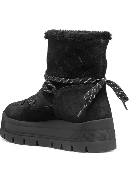 Kadın Siyah Spherica Ec7.1 Abx Kürklü Waterproof Süet Deri Bot D46WSA00022C9999 fırsatları