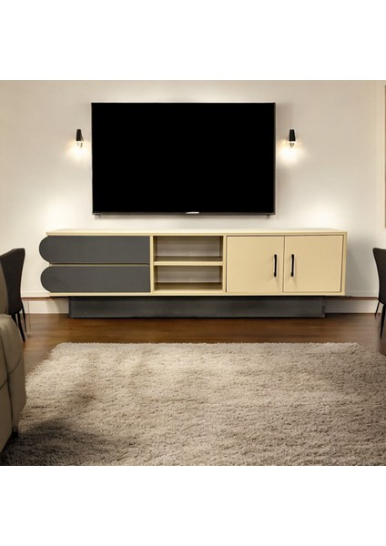 Silüet Çekmeceli - Kapaklı Tv Sehpası
