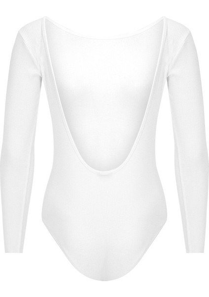 Com Sırt Dekolteli Uzun Kollu Kaşkorse Çıtçıtlı Body fiyatları