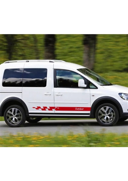 Volkswagen Caddy Yan Kapı ve Arka Kapı Sticker Etiket Modeli