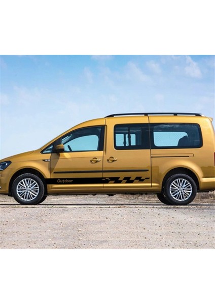 Volkswagen Caddy Yan Kapı ve Arka Kapı Sticker Etiket Modeli