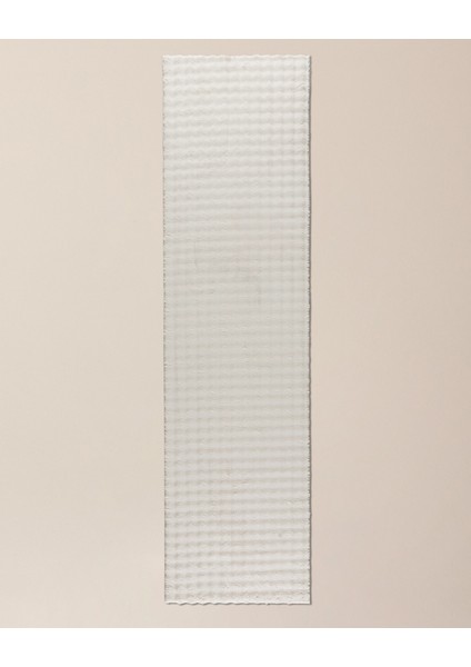 Vivre Bubble Halı - Krem - 80X300 cm