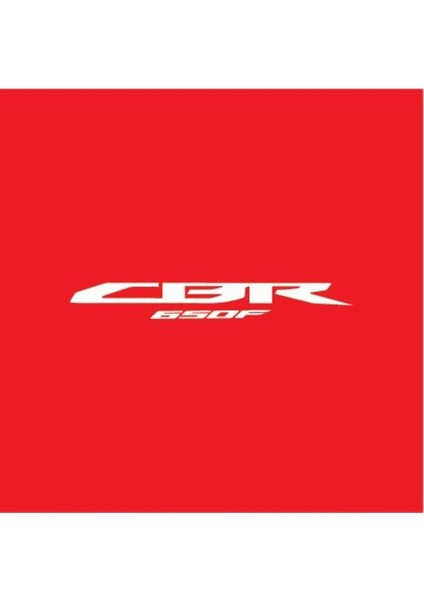 Honda CBR650F Beyaz Yan Grenaj Sticker Etiket Modeli 1 Adet