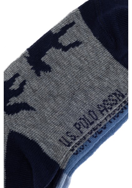 Erkek Çocuk Gri Melanj Çorap (Soket) 50299292-VR086
