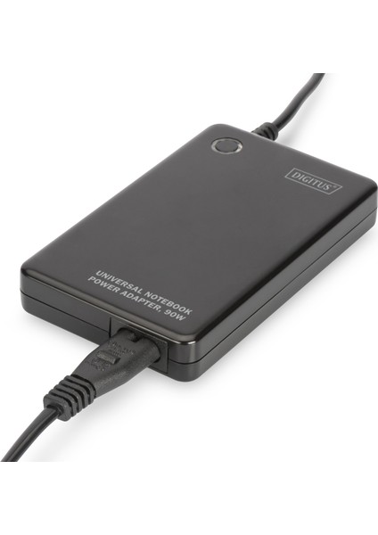 Notebook İçin 90W Güç Adaptörü, 11 farklı adaptör fişli, USB port ile şarj imkanı