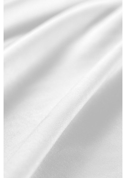 Ciel Tek Kişilik Plus %100 Pamuk Lastikli Saten Çarşaf - Beyaz indirimleri