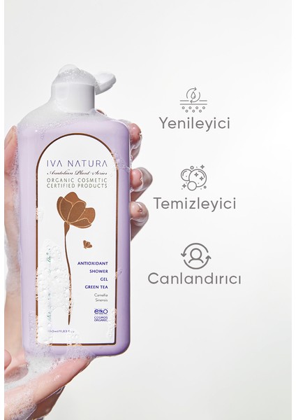2'li Set - Antioksidan Duş Jeli, Besleyici Şampuan