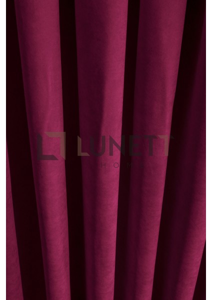 Kullanıma Hazır Mürdüm Rengi Pilesiz Ekstraforlu Düz Dikim Fon Perde Tek Kanat 9204 fırsatları