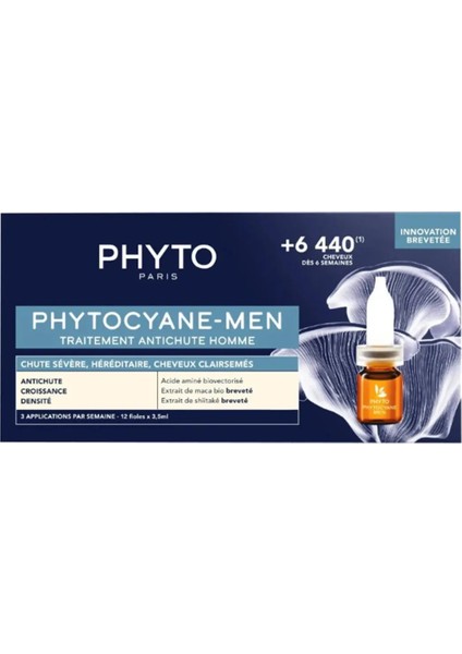 cyane Erkek Tipi Kronik Bakım Serumu 12x5 ml