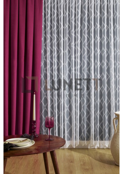 Kullanıma Hazır Mürdüm Rengi Pilesiz Ekstraforlu Düz Dikim Fon Perde Tek Kanat 9204 modelleri