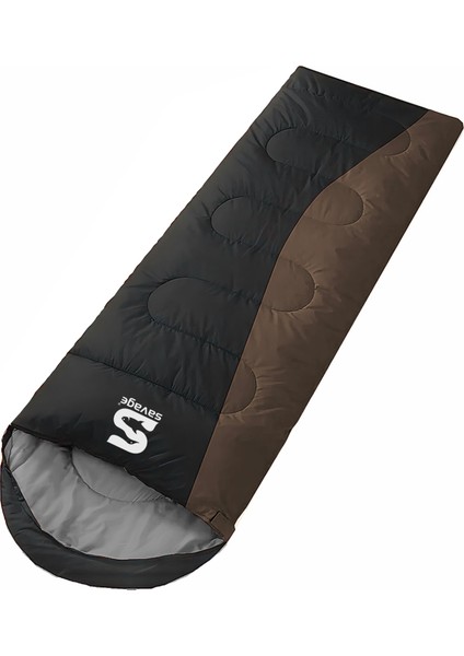 Mont Blanc -15 C Kahverengi-Siyah Uyku Tulumu (YS-507)