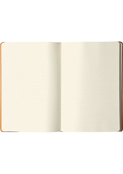 Boutıque Sert Kapak Defter Noktalı Turuncu 9X14CM