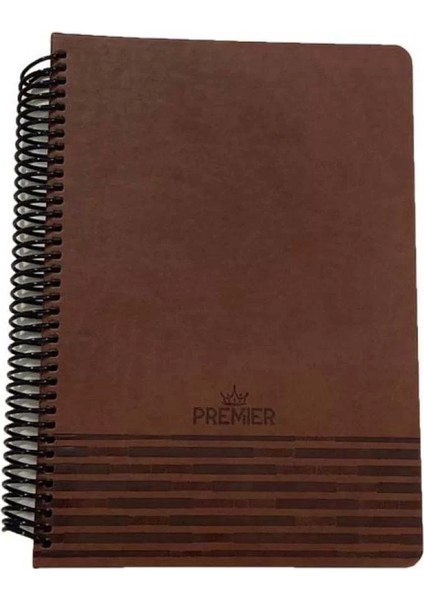 Premier Sert Kapak Defter 17X24CM 120YP Kareli