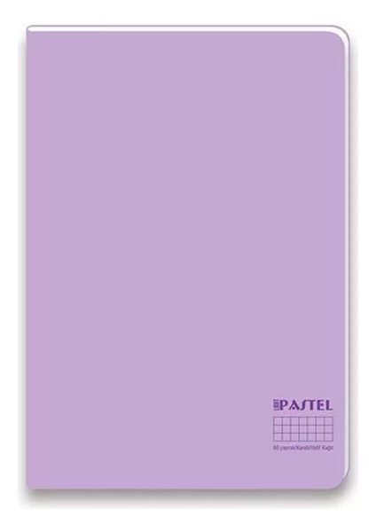 Pastel Light Pp.kapak Dikişli Defter A4 60YP.KARELI 335212