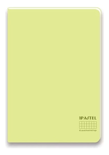 Pastel Light Pp.kapak Dikişli Defter A4 60YP.KARELI 335212