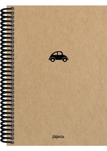 Kraft Sert Kapak Defter 100YP 17X24CM Çizgili fiyatları