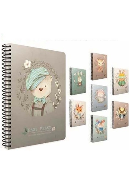Easy Notes Sp.sert Kapak Defter 17X24CM 120 Yp Çizgili 4743