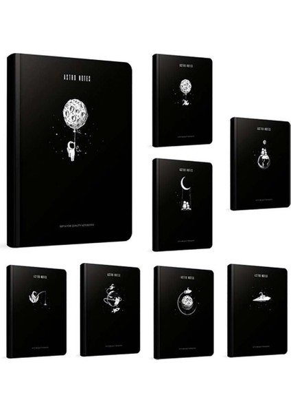 Astro Notes A5 Dikişli Sert Kapak Defter 120YP Çizgili 5405