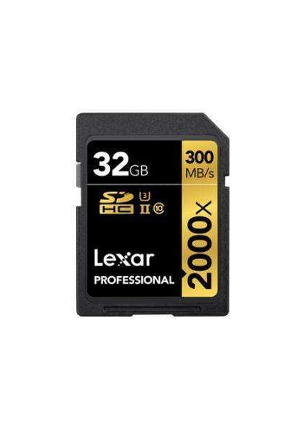 32GB Professional 2000x SDXC UHS-II U3(V90)