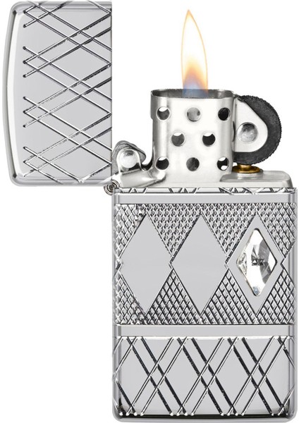 Diamond Pattern Dizayn Armor® Kasa Slim Çakmak
