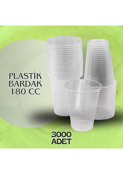 Plastik(Pet) Bardak 3000 Adet