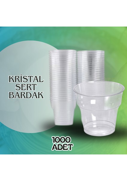 Sert Kristal Bardak 1000 Adet