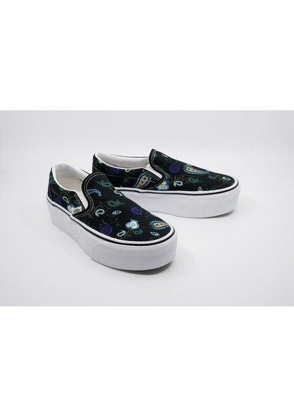 Ua Classic Slip-On Stackform Siyah/çok Renkli Unisex VN0A7Q5RBMV1