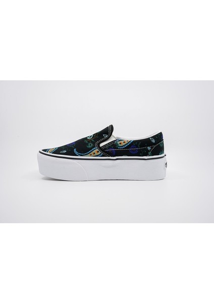 Ua Classic Slip-On Stackform Siyah/çok Renkli Unisex VN0A7Q5RBMV1