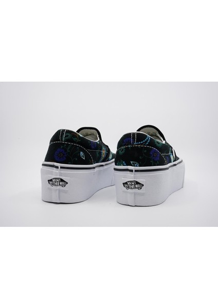 Ua Classic Slip-On Stackform Siyah/çok Renkli Unisex VN0A7Q5RBMV1