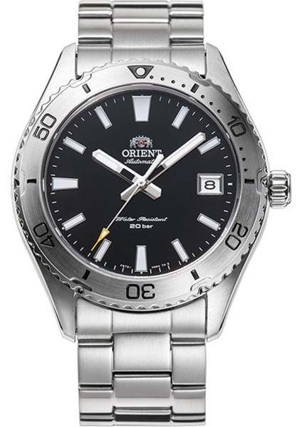 Mako RA-AC0Q01B30B Kurmalı Otomatik Çelk Gri Siyah Kadran 20 Atm 40 mm Erkek Kol Saati