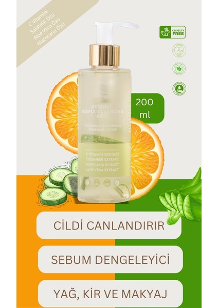 Helens' Deeply Cleansing Gel - 200 ml C Vitamini Destekli Yüz Yıkama Jeli modelleri