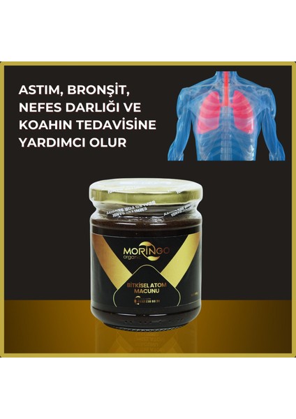 Organic Bitkisel Atom Macunu 240 gr