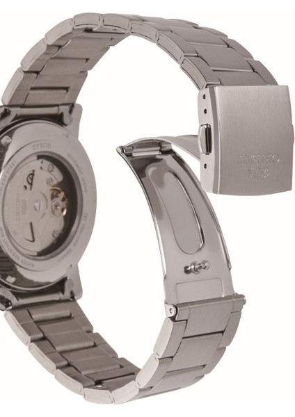 RA-AA0C02L39B Kurmalı Otomatik Çelik Gri Lacivert Kadran 42 mm Erkek Kol Saati